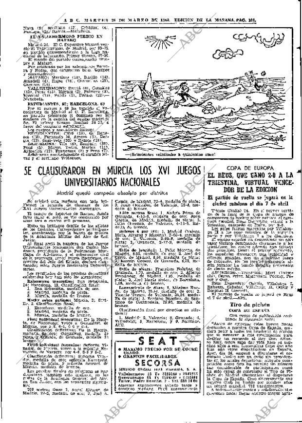 ABC MADRID 26-03-1968 página 101