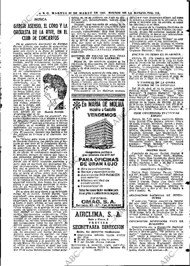 ABC MADRID 26-03-1968 página 105