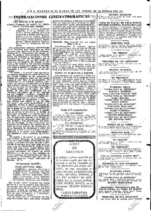 ABC MADRID 26-03-1968 página 109