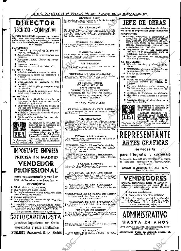 ABC MADRID 26-03-1968 página 110