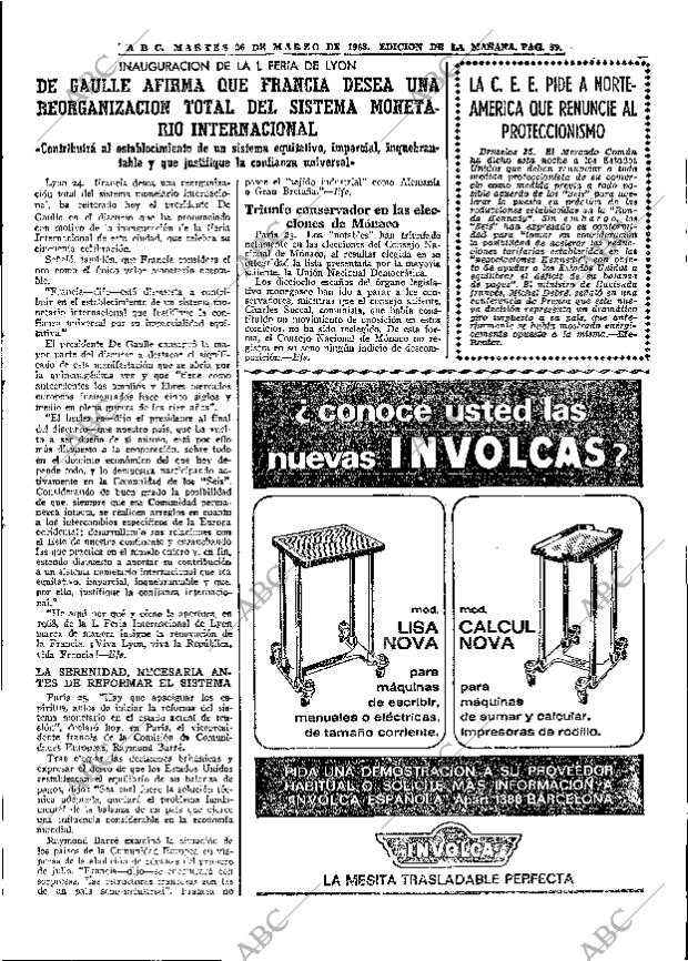 ABC MADRID 26-03-1968 página 59