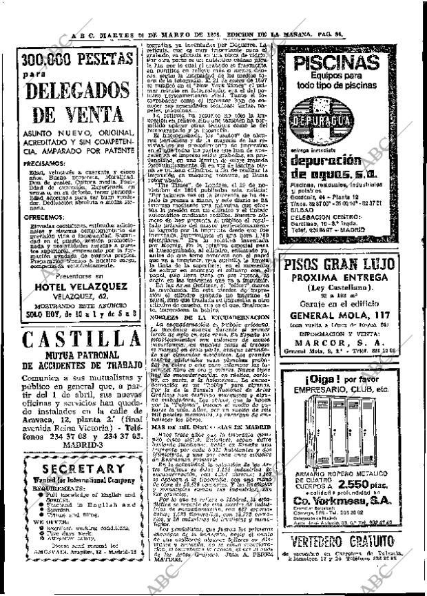 ABC MADRID 26-03-1968 página 84