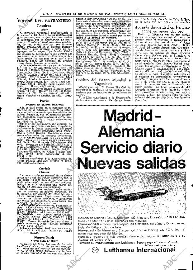 ABC MADRID 26-03-1968 página 91