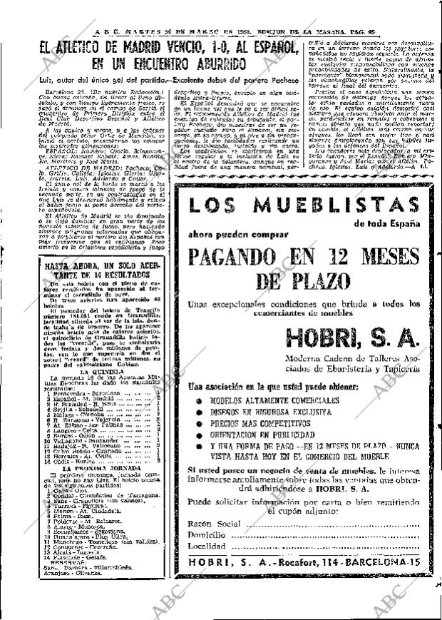 ABC MADRID 26-03-1968 página 95