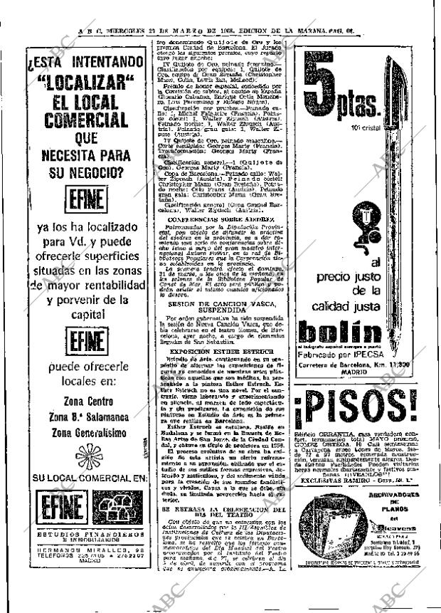 ABC MADRID 27-03-1968 página 66