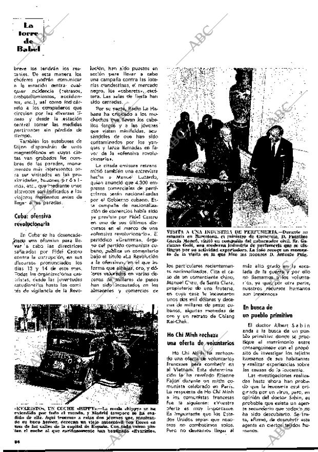 BLANCO Y NEGRO MADRID 30-03-1968 página 84