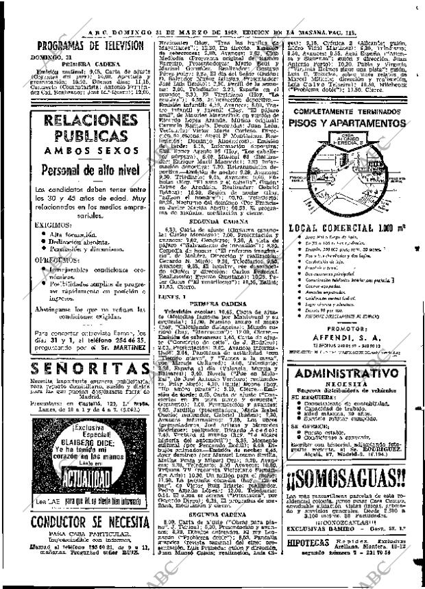 ABC MADRID 31-03-1968 página 115