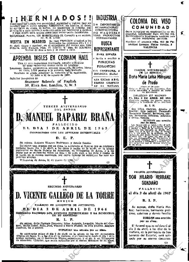 ABC MADRID 31-03-1968 página 131