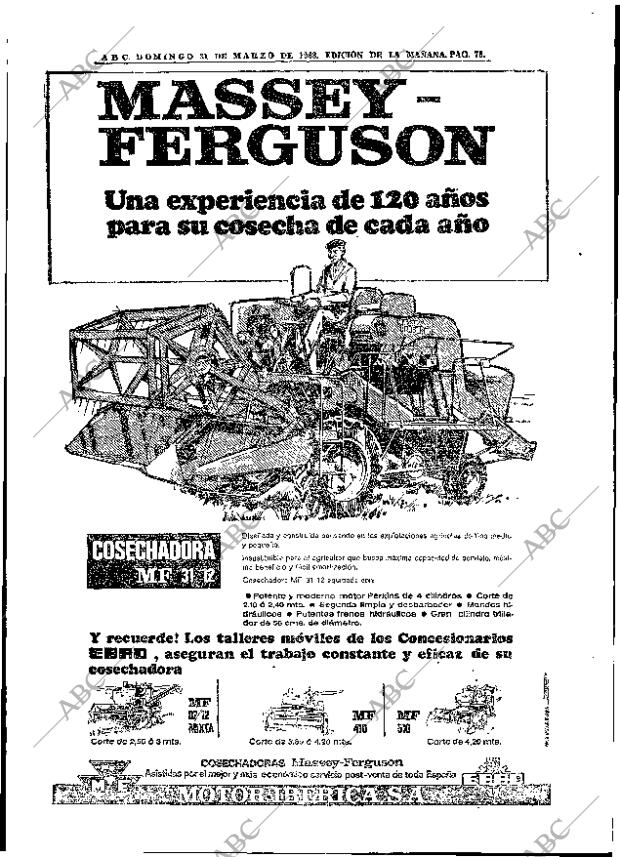 ABC MADRID 31-03-1968 página 78