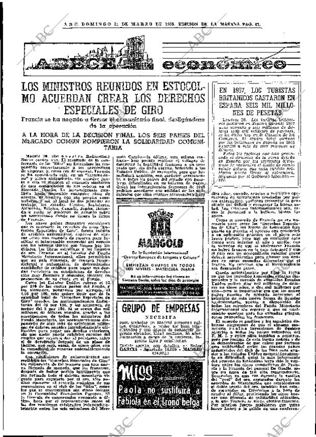 ABC MADRID 31-03-1968 página 87