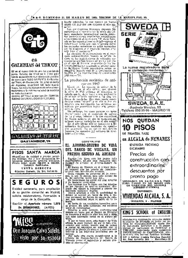 ABC MADRID 31-03-1968 página 90