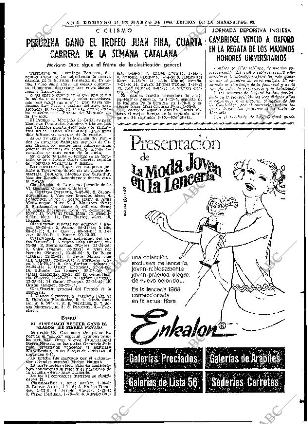 ABC MADRID 31-03-1968 página 99