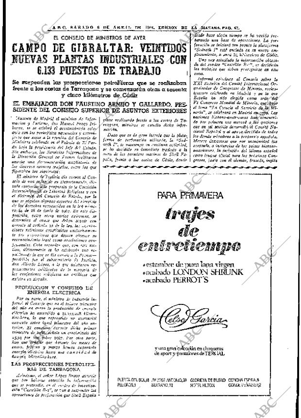 ABC MADRID 06-04-1968 página 67