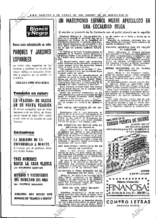 ABC MADRID 06-04-1968 página 74