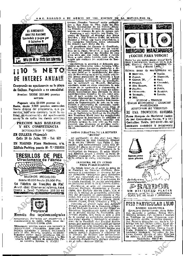 ABC MADRID 06-04-1968 página 82