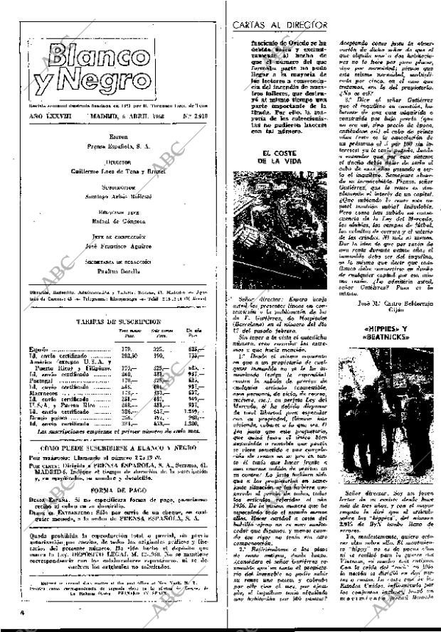 BLANCO Y NEGRO MADRID 06-04-1968 página 4