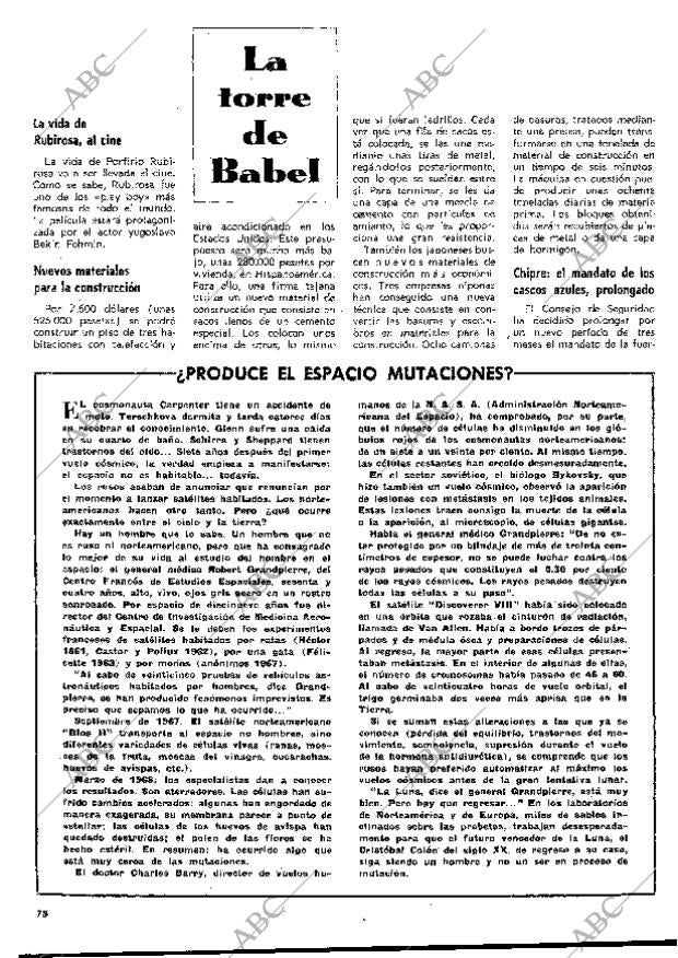 BLANCO Y NEGRO MADRID 06-04-1968 página 78