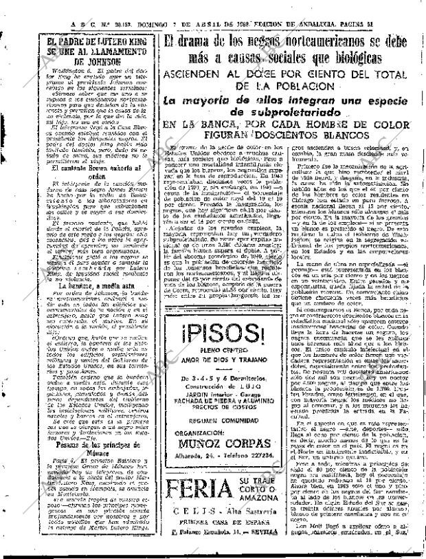 ABC SEVILLA 07-04-1968 página 51