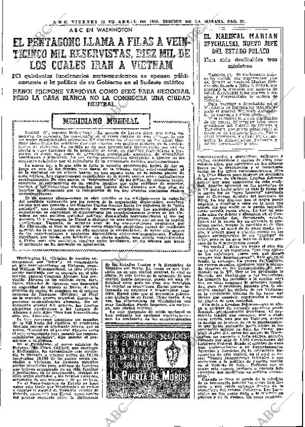 ABC MADRID 12-04-1968 página 27