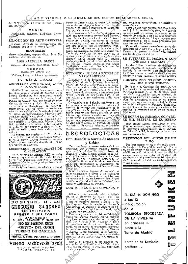 ABC MADRID 12-04-1968 página 45