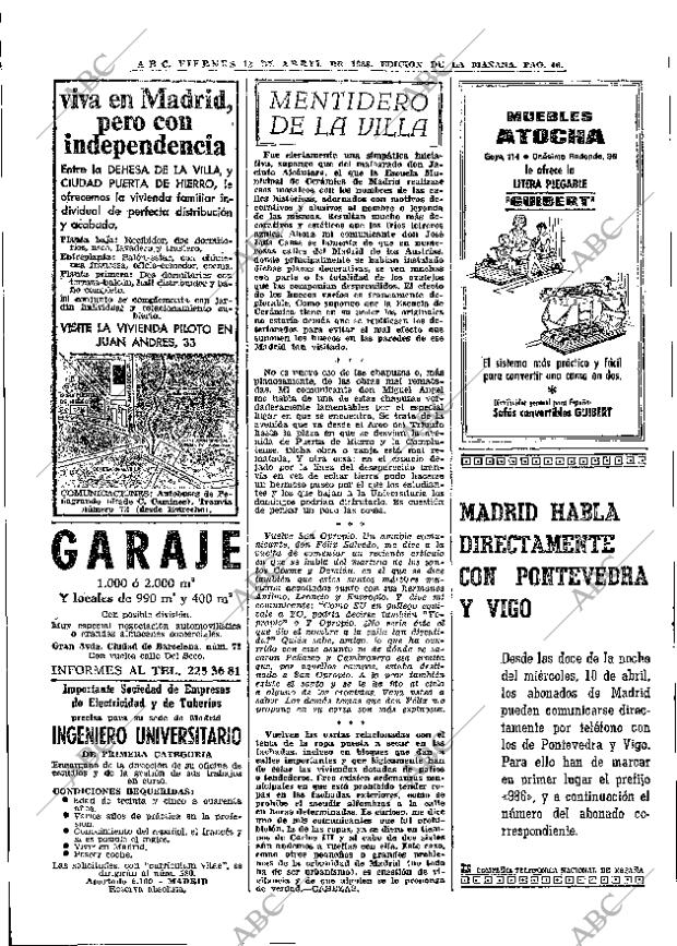 ABC MADRID 12-04-1968 página 46