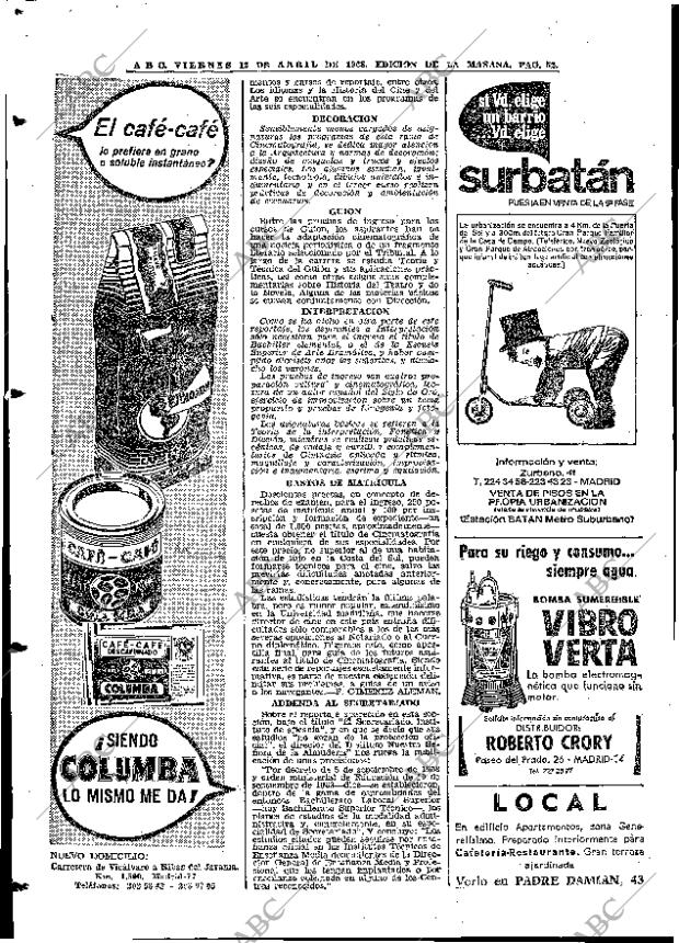 ABC MADRID 12-04-1968 página 52