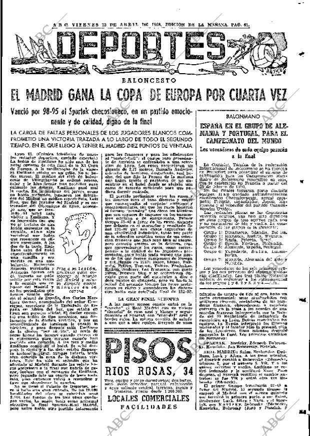 ABC MADRID 12-04-1968 página 61