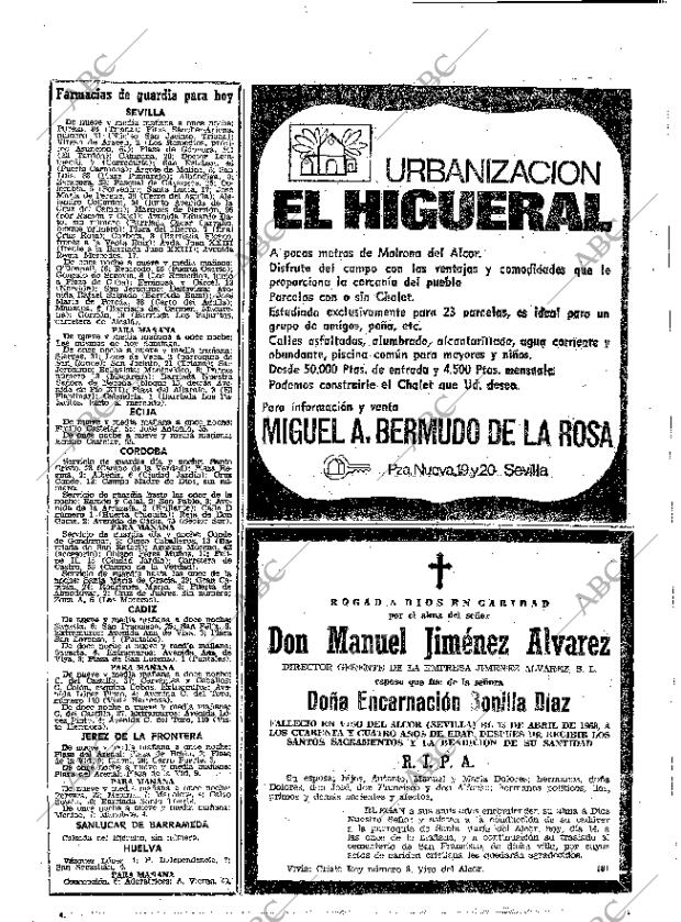 ABC SEVILLA 14-04-1968 página 128