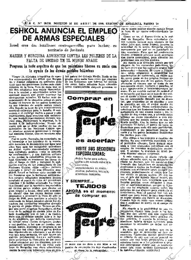 ABC SEVILLA 14-04-1968 página 70