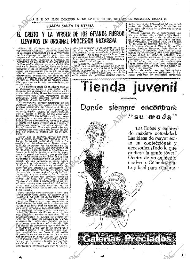 ABC SEVILLA 14-04-1968 página 83