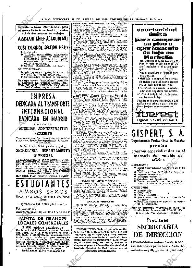 ABC MADRID 17-04-1968 página 102