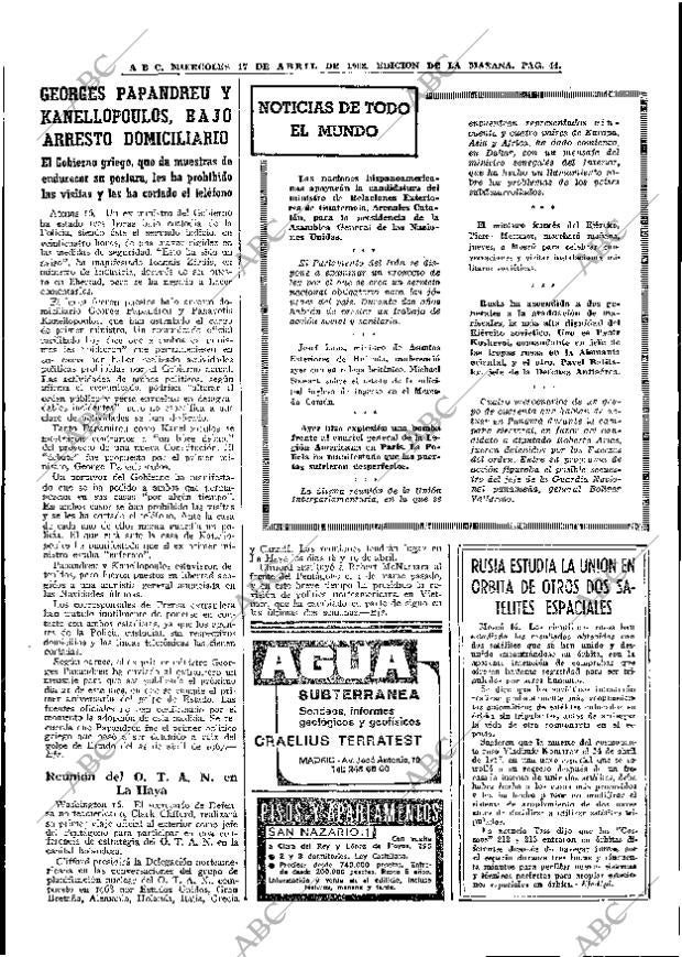 ABC MADRID 17-04-1968 página 44