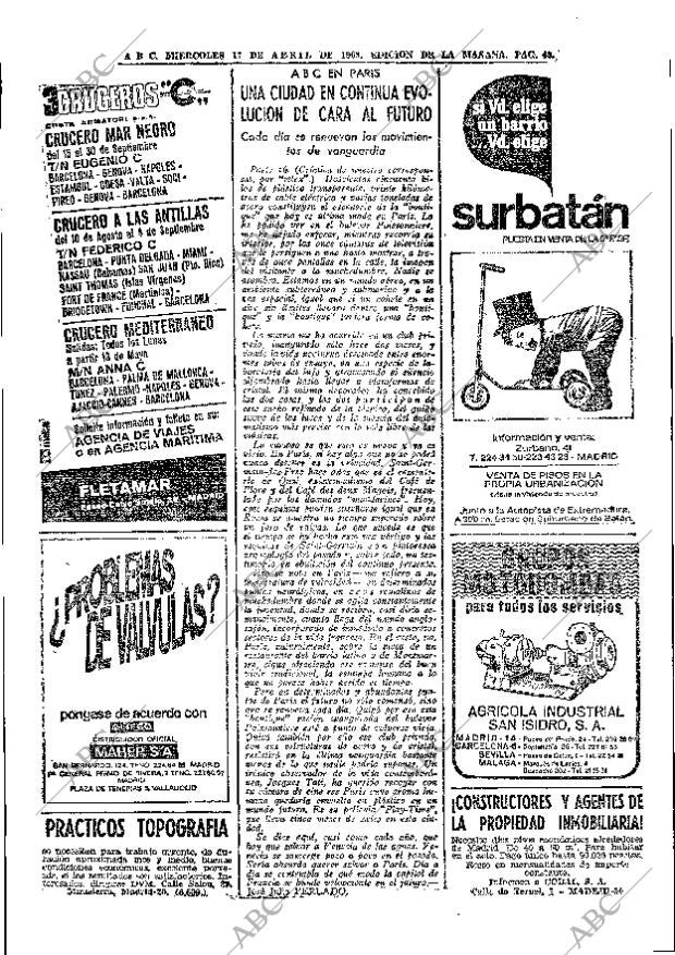 ABC MADRID 17-04-1968 página 48