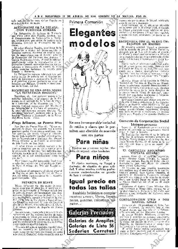 ABC MADRID 17-04-1968 página 50