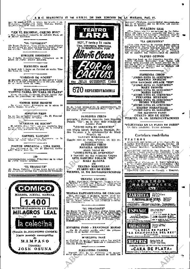 ABC MADRID 17-04-1968 página 97