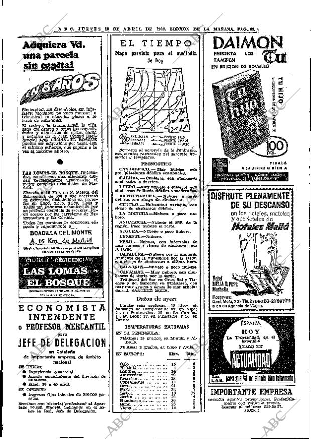 ABC MADRID 18-04-1968 página 68