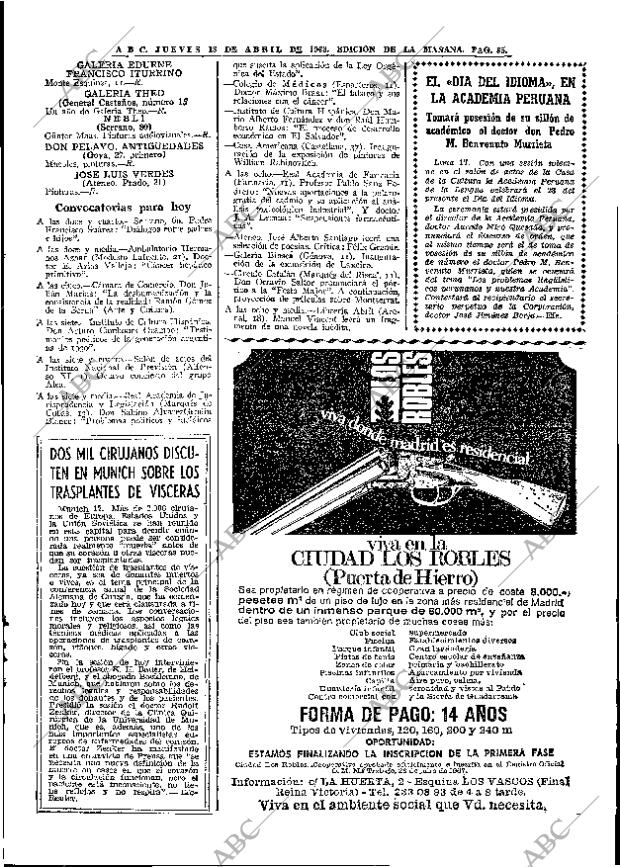 ABC MADRID 18-04-1968 página 85