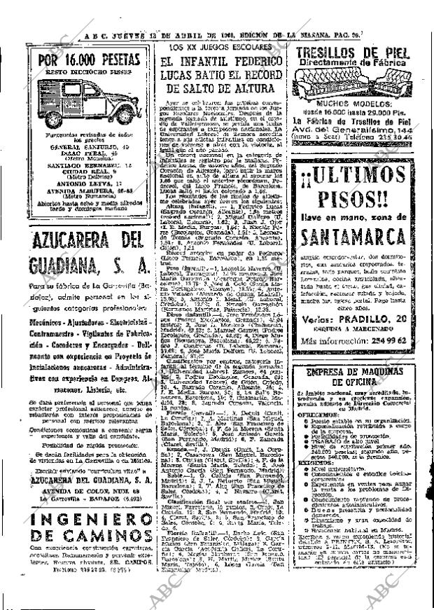 ABC MADRID 18-04-1968 página 96