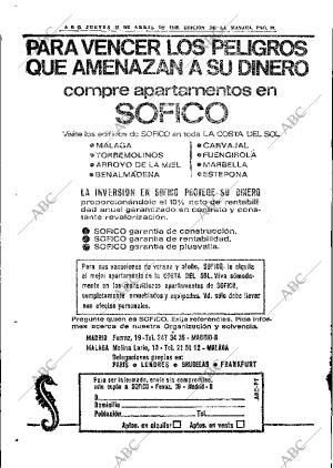 ABC MADRID 18-04-1968 página 98