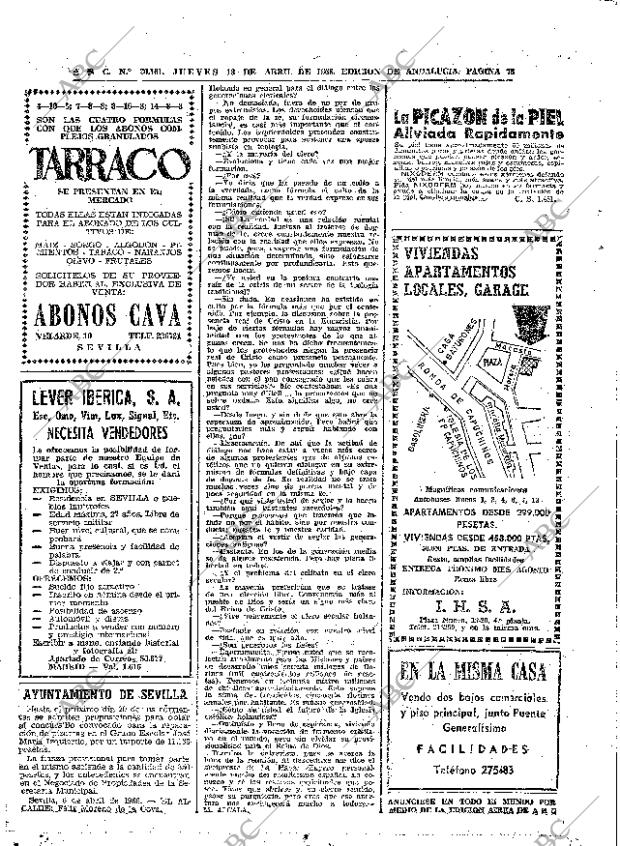 ABC SEVILLA 18-04-1968 página 76