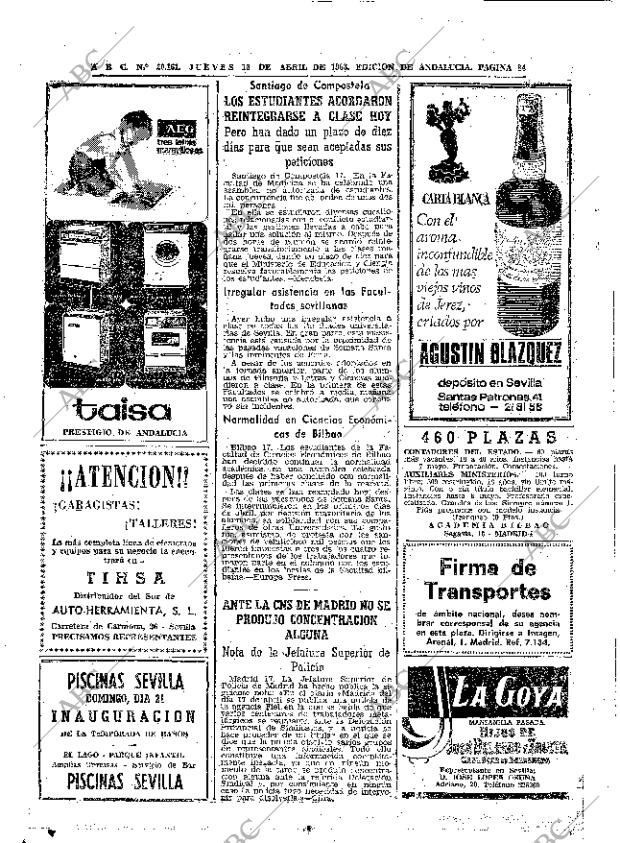 ABC SEVILLA 18-04-1968 página 84