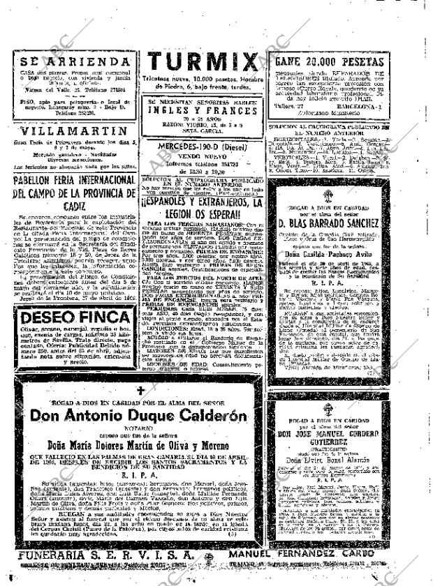 ABC SEVILLA 21-04-1968 página 132