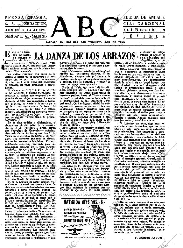 ABC SEVILLA 21-04-1968 página 3