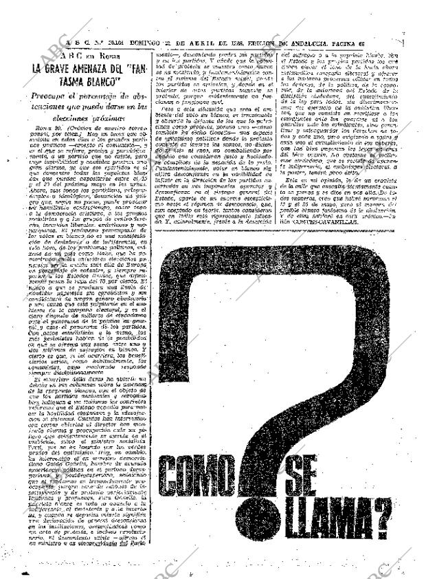 ABC SEVILLA 21-04-1968 página 69