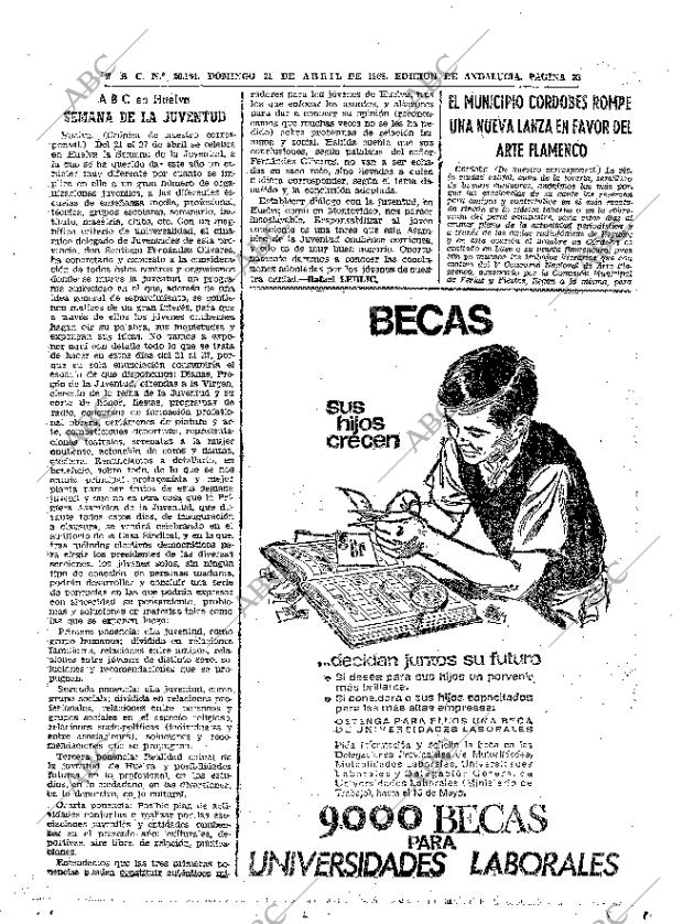 ABC SEVILLA 21-04-1968 página 93