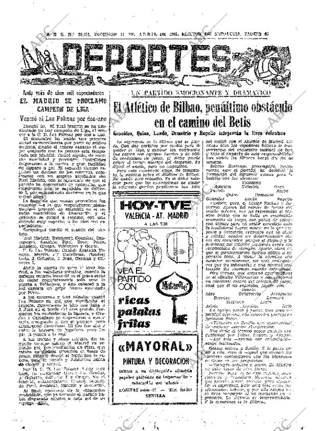 ABC SEVILLA 21-04-1968 página 99