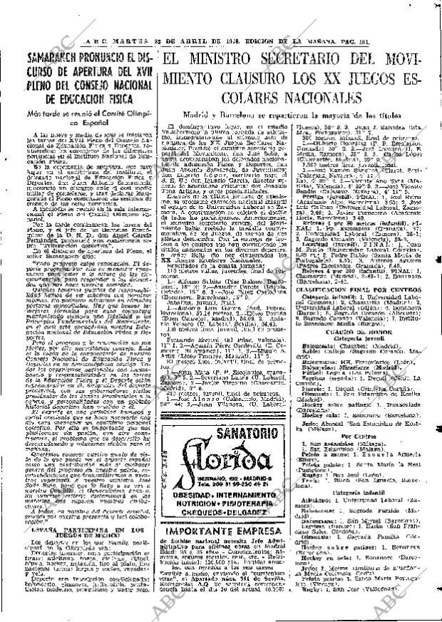 ABC MADRID 23-04-1968 página 101