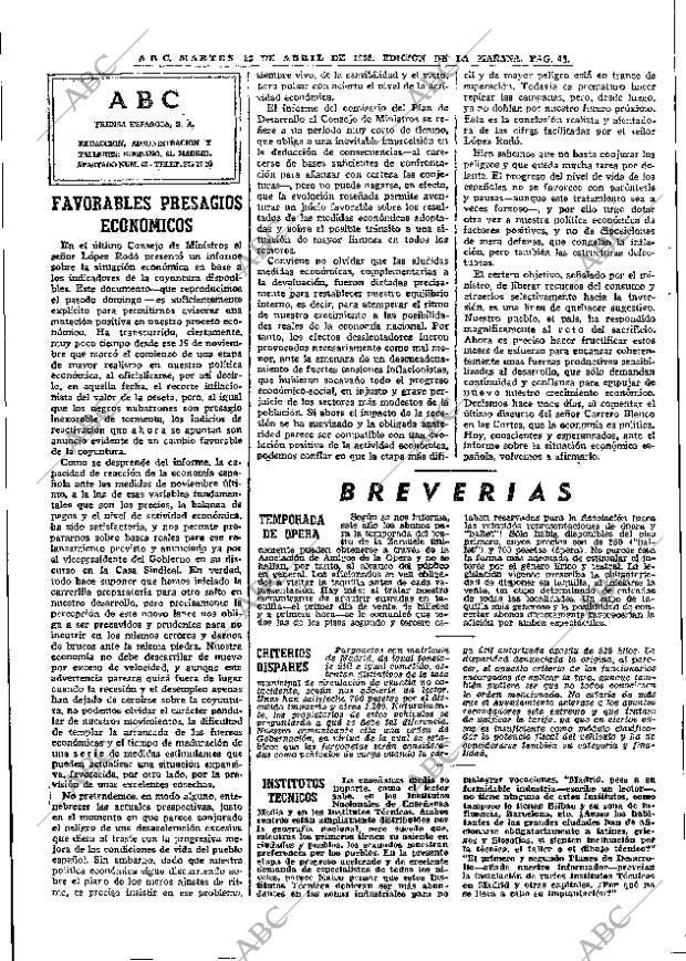 ABC MADRID 23-04-1968 página 48