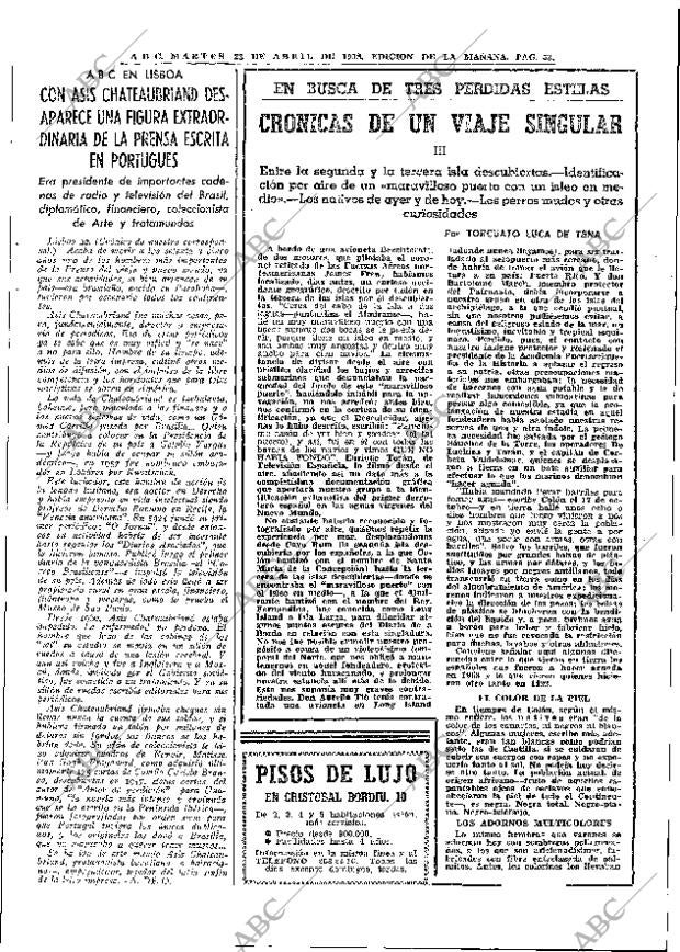 ABC MADRID 23-04-1968 página 53