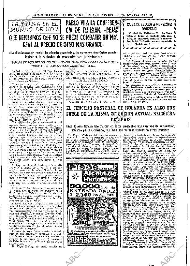 ABC MADRID 23-04-1968 página 59